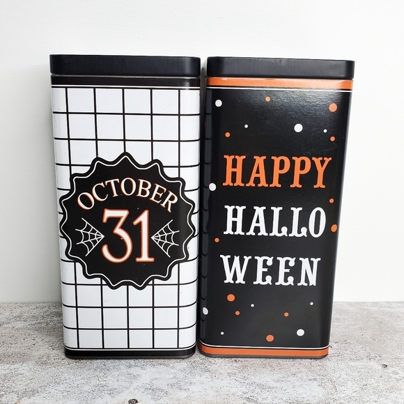 Ashland Other - 🏷 Ashland • Set of 2 Halloween Tins
